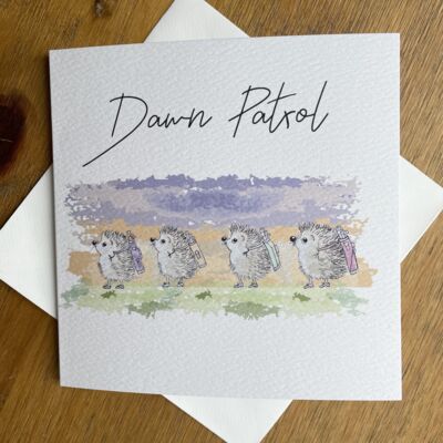 Greeting Card - Dawn Patrol Thumbnail