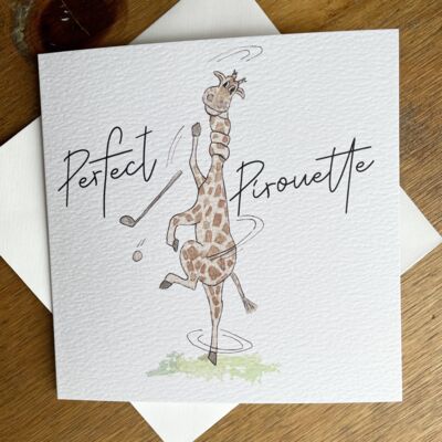 Greeting Card - Perfect Pirouette Thumbnail