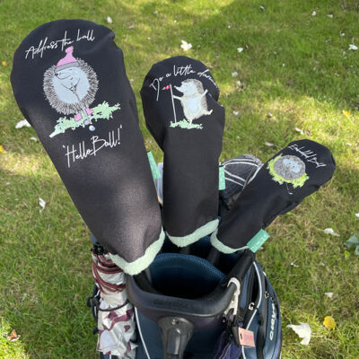 Set of Three Personalised Club Head Covers Thumbnail